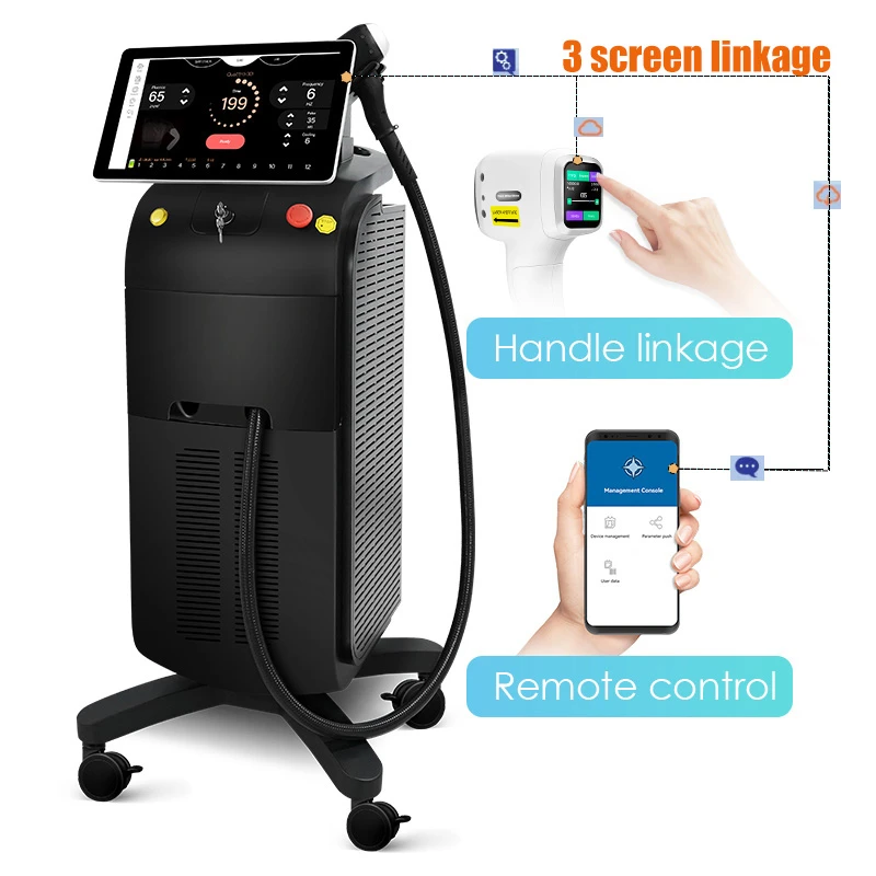 3 Screen Linkage dióda lézeres szőrtelenítő gép