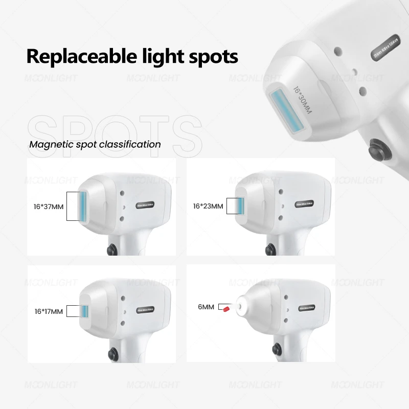 Replaceable light spots