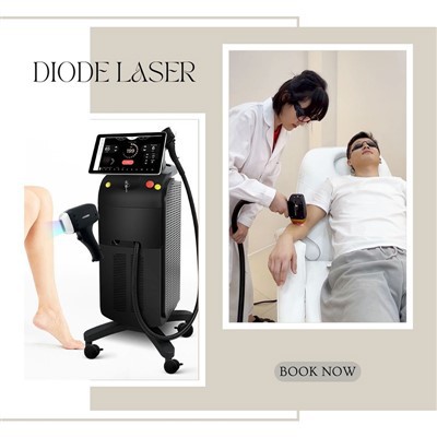 2026 AI-Továbbfejlesztett dióda lézeres szőrtelenítő gép